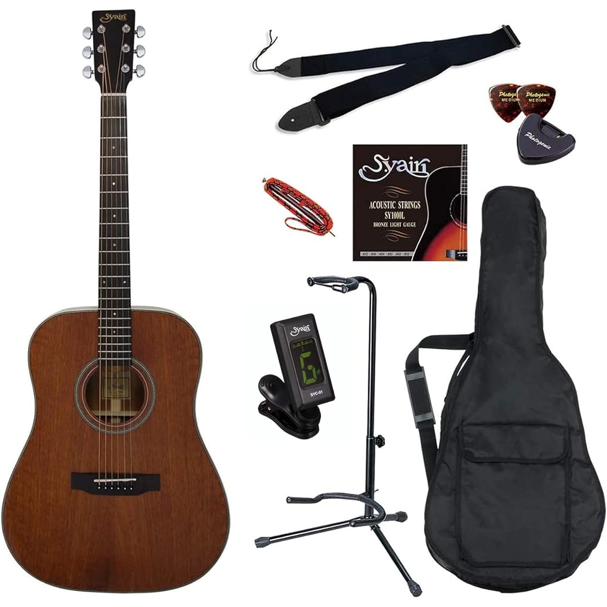 S.Yairi Acoustic Guitar Original 9 Piece Special Set YD-05/MH