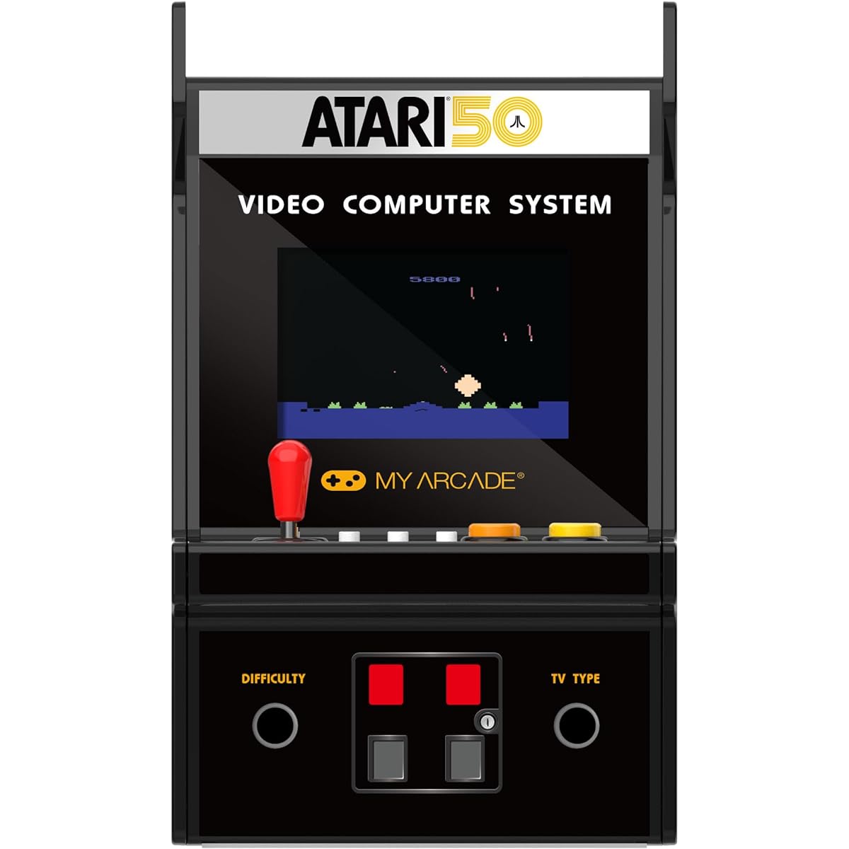 My Arcade Atari Microplayer Pro 100 Games 6.75" Mini Arcade Machine Fully Playable Video Games for Collectors