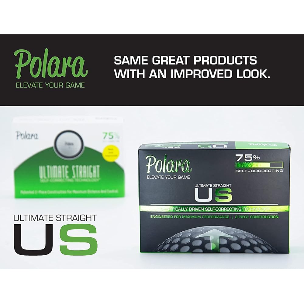 POLARA Golf Ball XDS 3 Piece ULTIMATE STRAIGHT