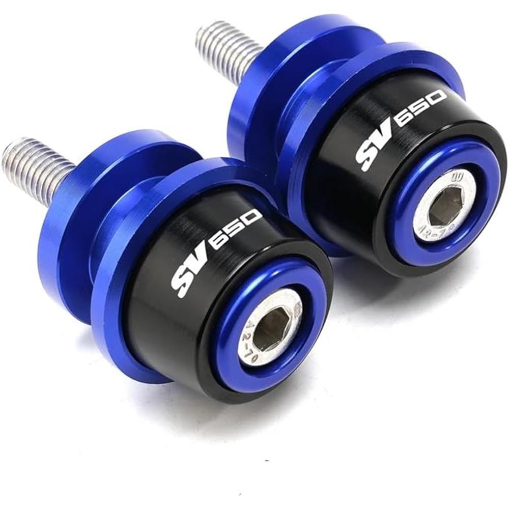 Bike Stand Swing Arm Slider Motorcycle Accessories CNC Aluminum Swing Arm Spool Slider Stand Screw Swing Arm Slider For SV650 S SV650S SV 650 (Color: Black, Size: B)