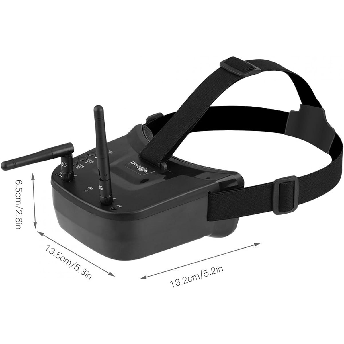 Clasken PV Drone Goggles, 40 Channel 3 Inch FPV Goggles with 3.7V 1200mAh Battery for Mini Drone