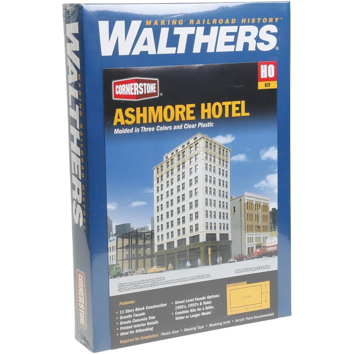 H0 Scale Mounting Kit Ashmore Hotel