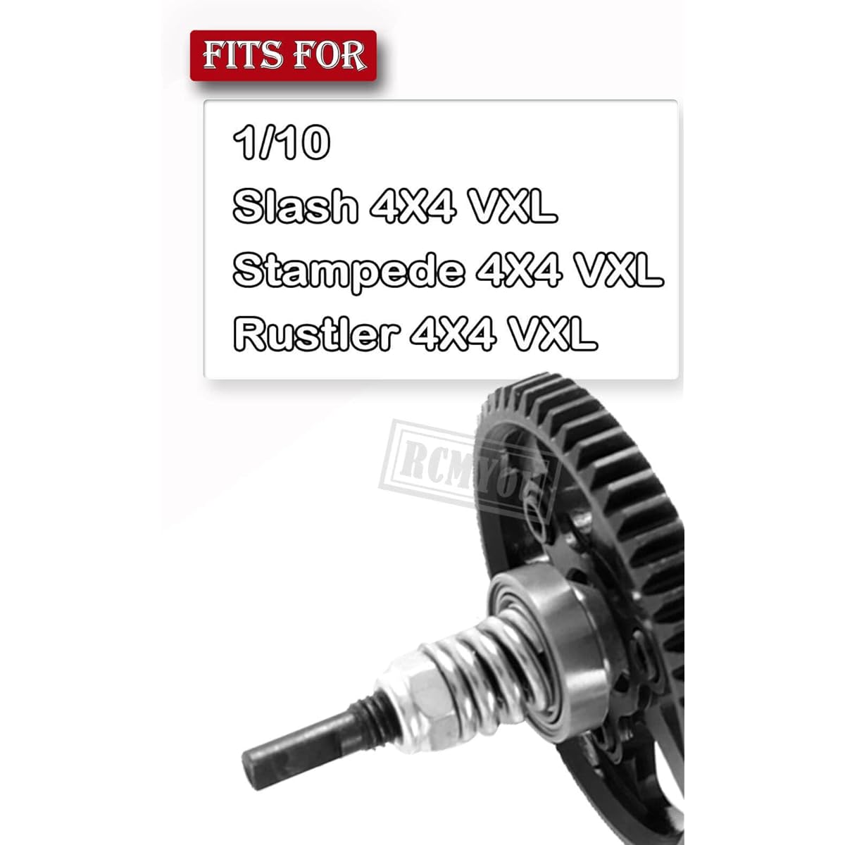 RCMYou Metal Slipper Clutch 52T Spur Gear (32 Pitch) 15T/17T/19T Pinion Gear Upgrade Parts for 1/10 Slash/Stampede/Razzler 4X4 VXL Metal Slipper Clutch Hop-up Replacement for 6878 Blue