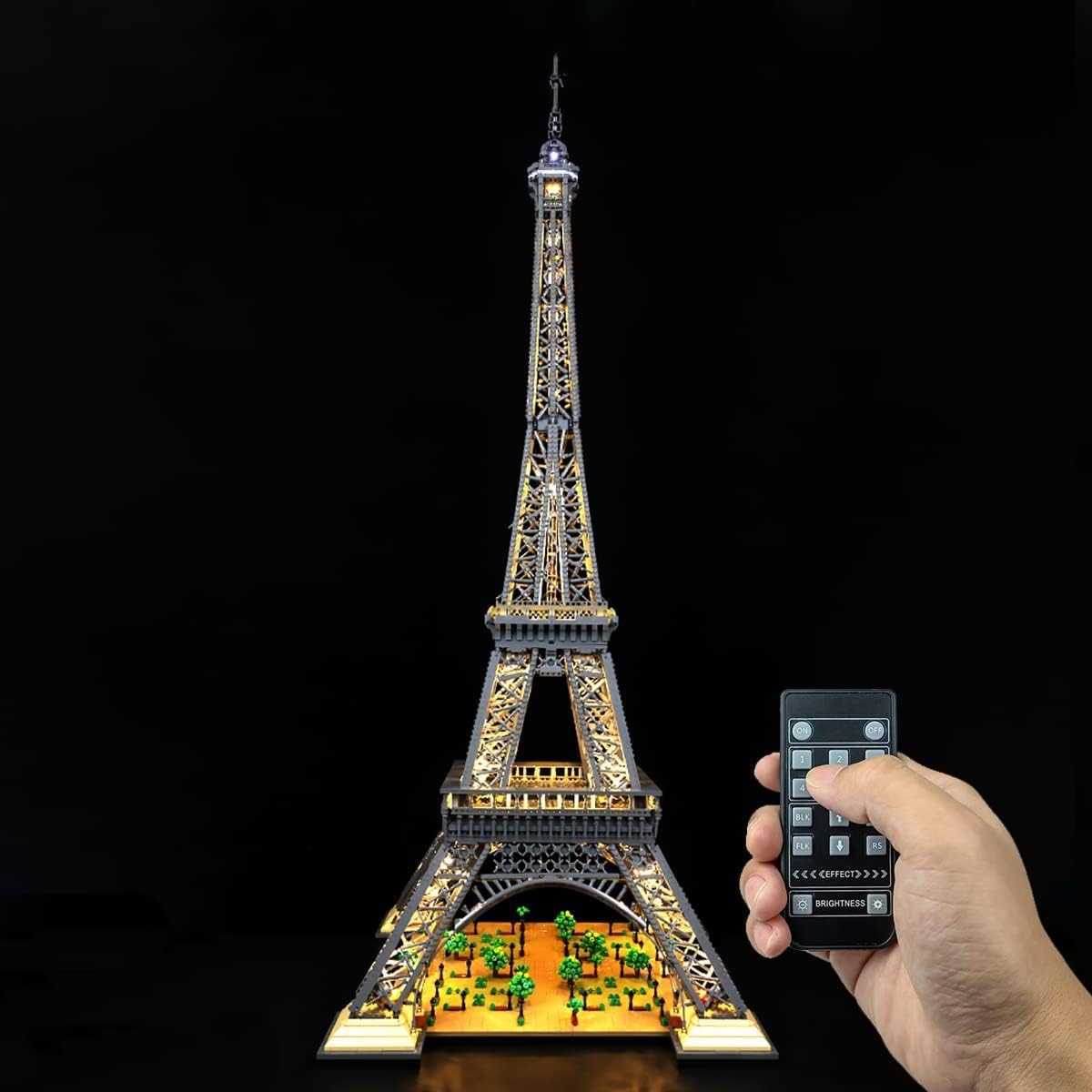 T-Club LED Light Kit (10307 Eiffel Tower) Lighting Kit Compatible with Lego 10307 (LED Light Only, Building Blocks Model Not Included) (RC Version)