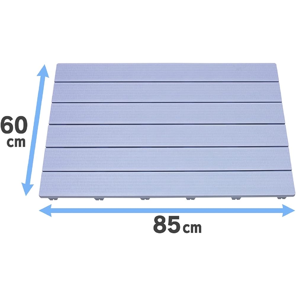 Topre Bath Slats Plastic Hard Slats 85 x 60cm Blue SKH-32