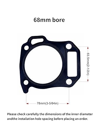 196cc 200cc 159cc 5.5hp 6.5hp Engine Gasket Set Kit for Honda GX160 GX200 GX120 Coleman Ct200u ex Bt200x Mb200 Baja Heat Warrior Lifan Ducar Locin 200 Mini Bike Go Kart Engine