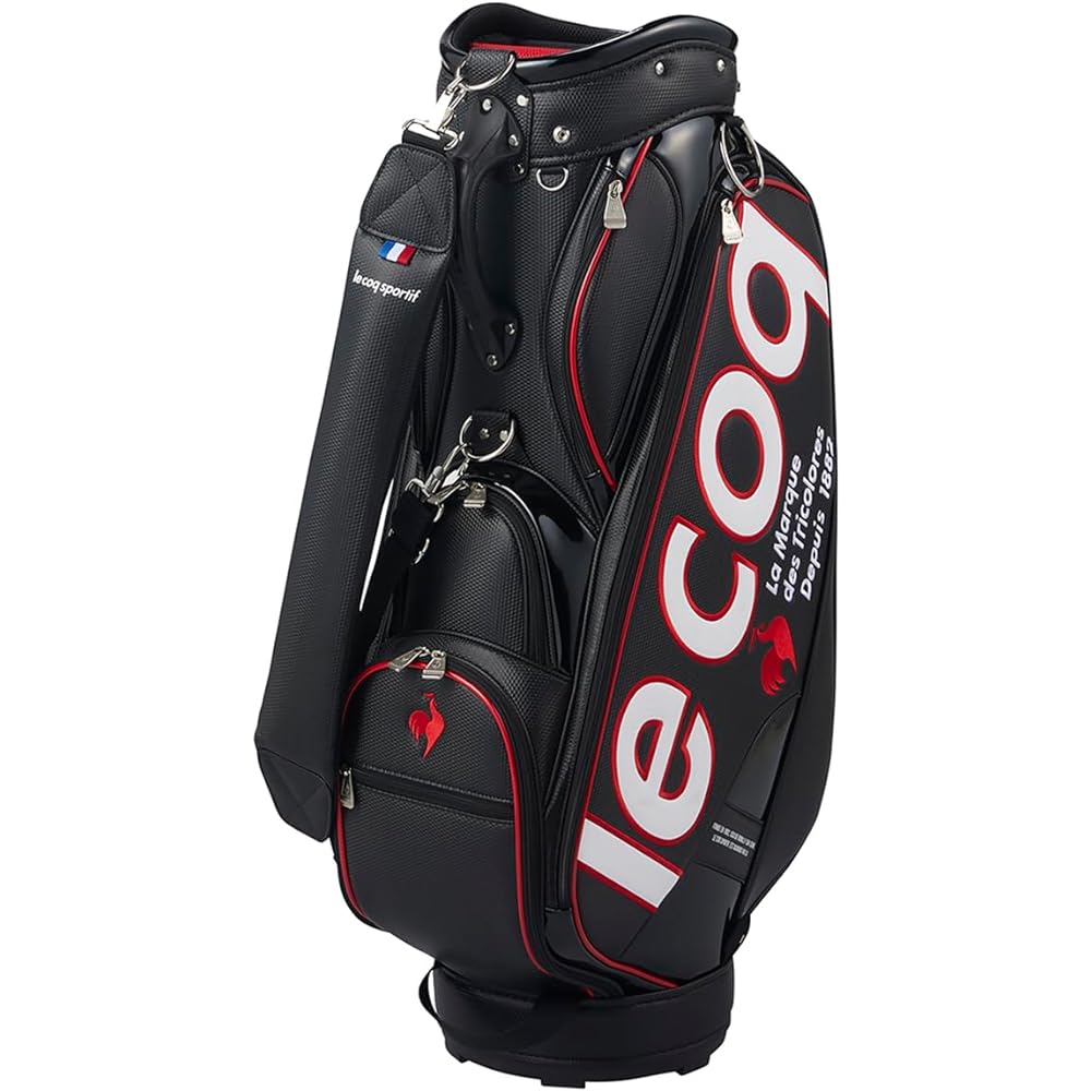 [Le Coq Sportif] Caddy Bag Large Diameter 3.4kg 9.5 Type 6 Division Compatible with 47 Inch Sporty Storage Nameplate Golf QQBWJJ04