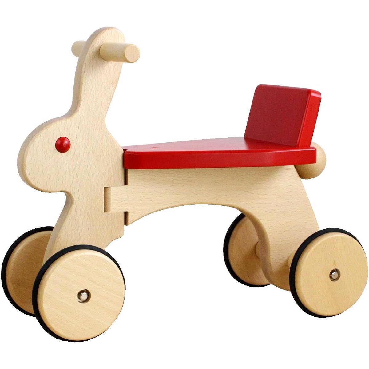 [Japanese-made wooden toys] Vehicles * Rabbit
