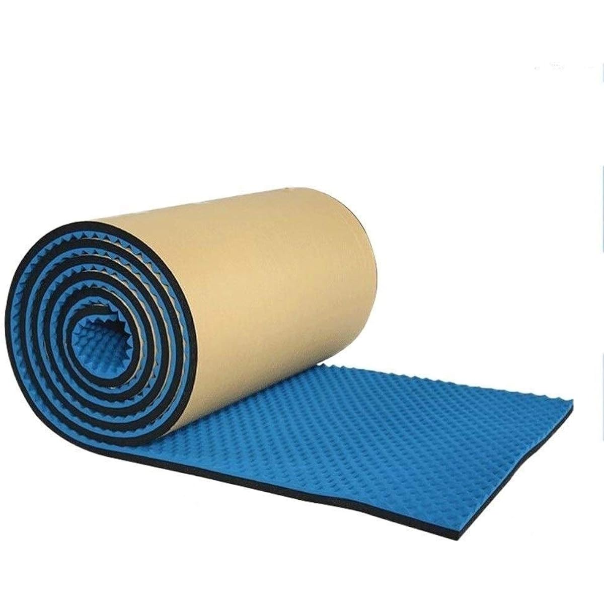 Cinema Decoration Sound-Absorbing Cotton Fireproof Moisture-Proof Sound-Absorbing Panel Wall Decoration Soundproof Foam (Black) (Blue)