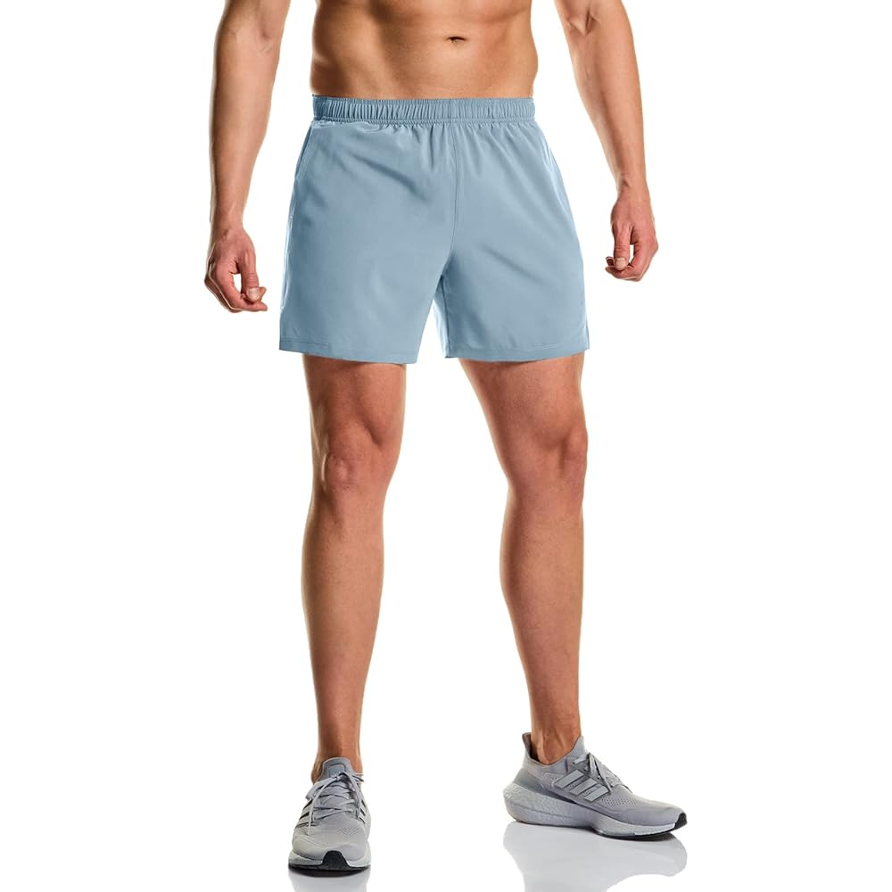 [Tesla] Men's Shorts, Sports [Breathable, Sweat Absorbent, Quick Drying] With Inner Tights, Running, Fitness, Training Shorts, Lanterns