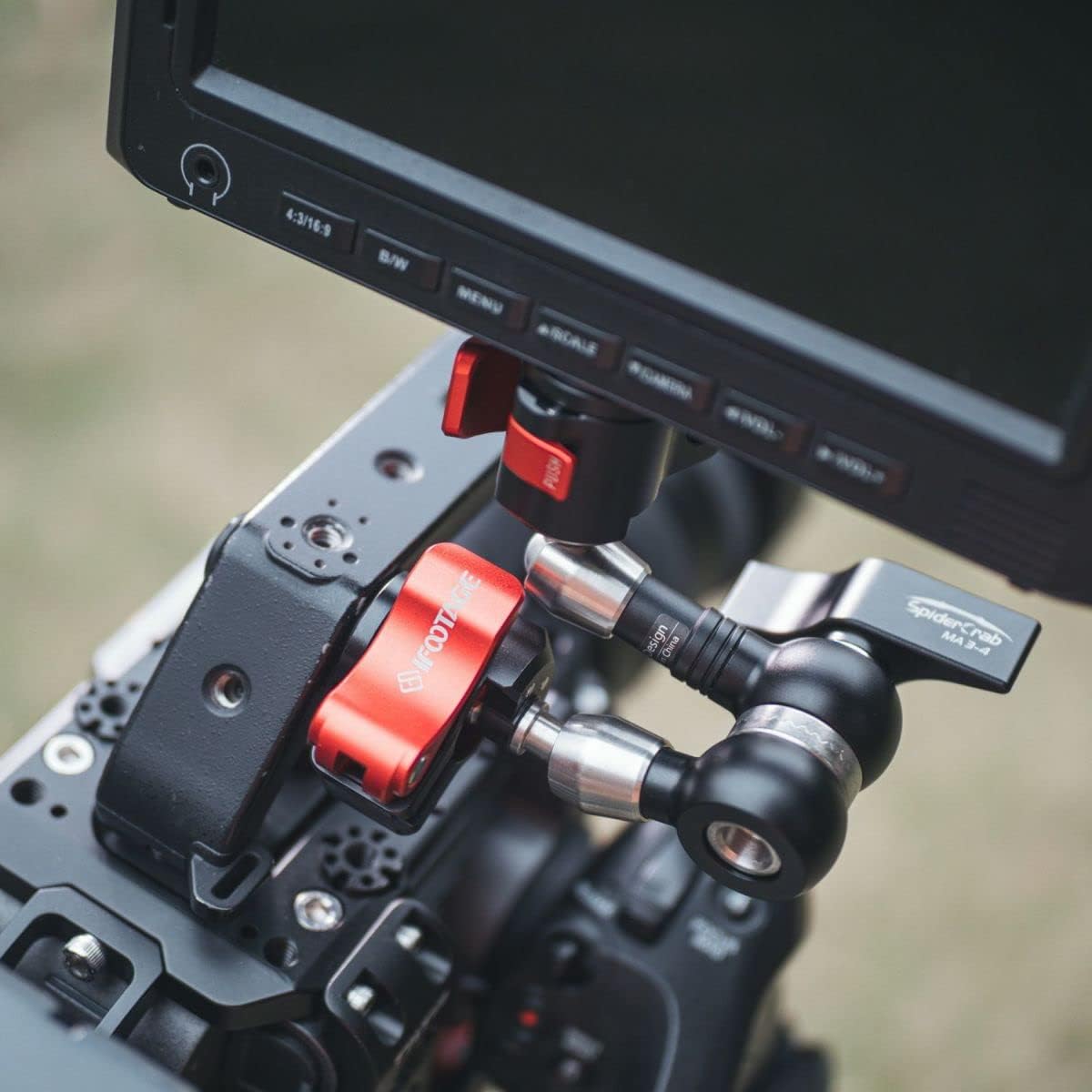 [Domestic genuine product / 1 year manufacturer's warranty included] iFootage Magic Arm SPIDER CRAB MA3-4 Monitor Light Convenient for fixing microphones 1/4 inch screw 3/8 inch screw 824769