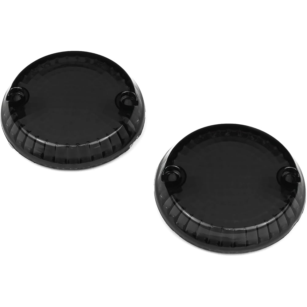 Krator Smoke Turn Signal Lens Indicator Blinker for Kawasaki Vulcan 900 Classic LT Custom 2006-2012