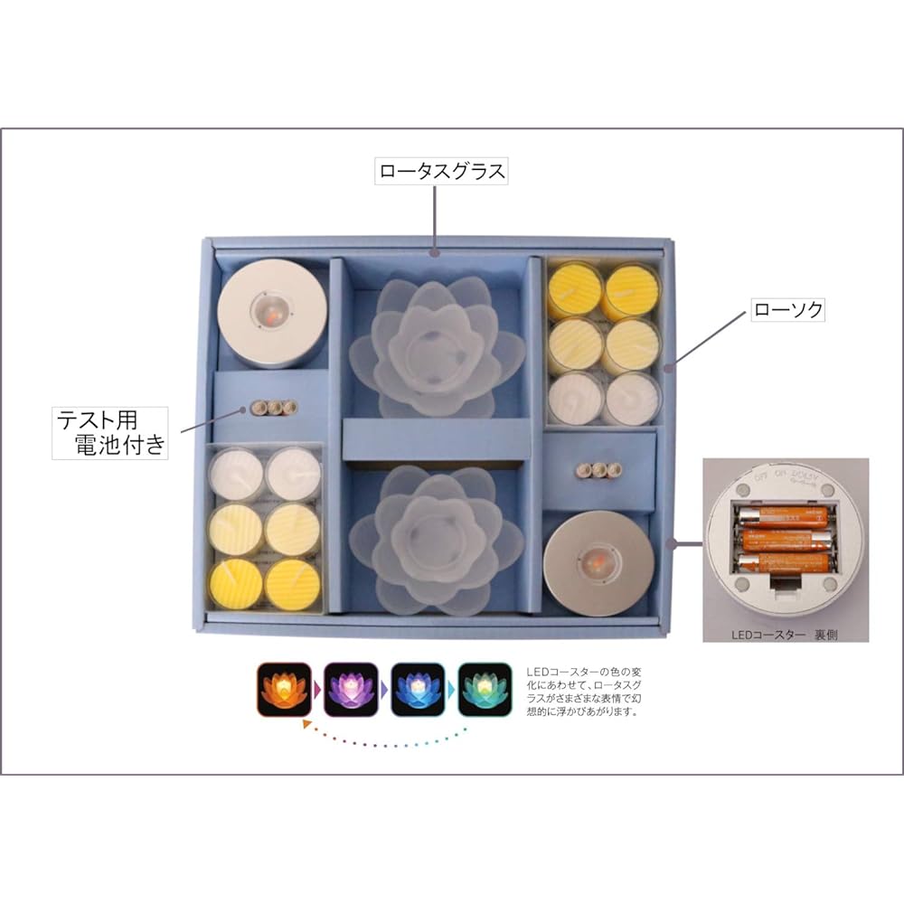 Pegasus Candle LOTUS GRACE: Set of 2 #8314900