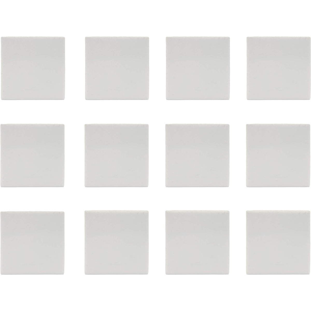EISCO 12PK Streak Plate – Testing Rocks and Specimens – Off-White Unglazed Porcelain – Perfect for the Science Classroom – Class Pack Lab