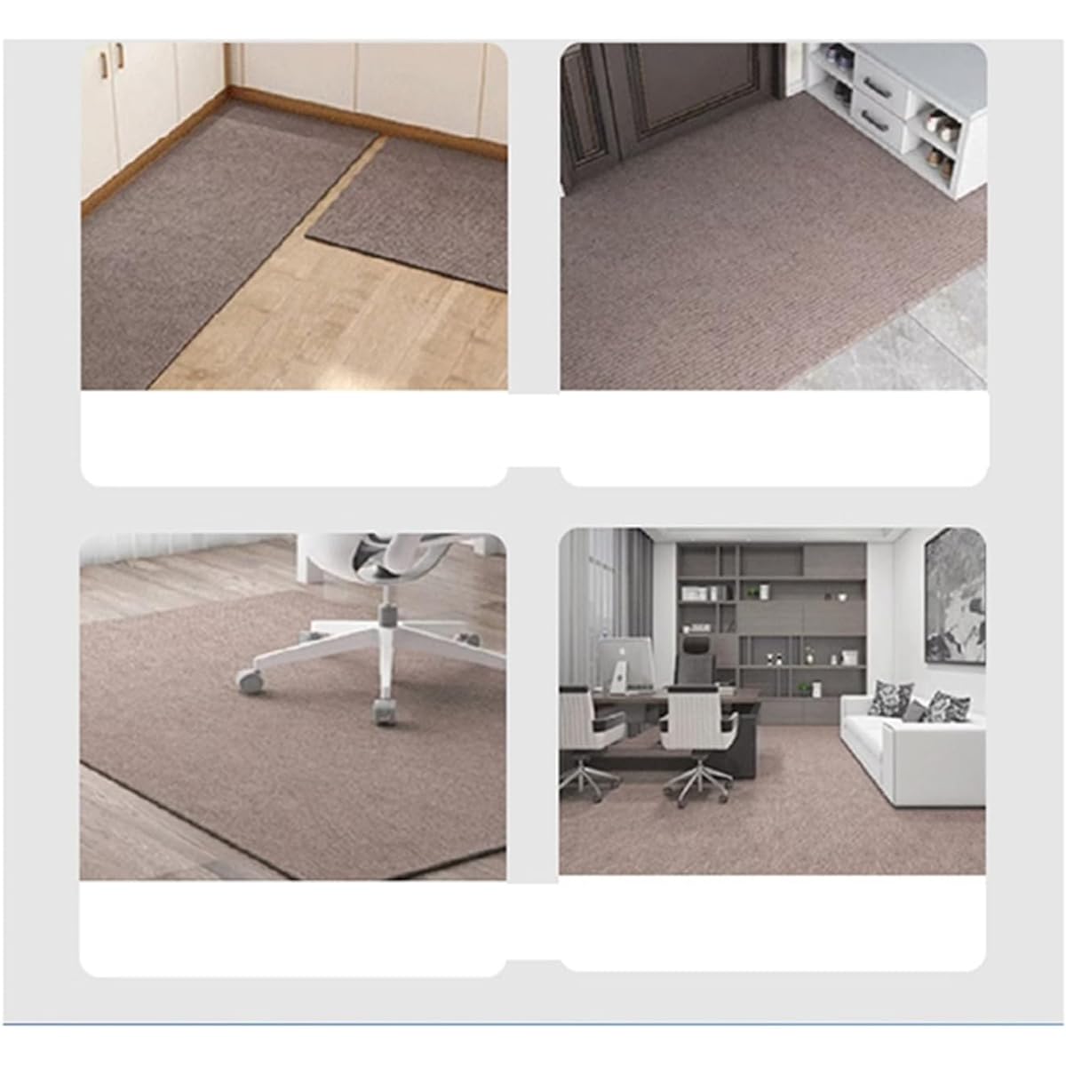 Piano Soundproof Carpet, TPE, Plain, Piano Mat, Rug, Free Cut, 6mm Thick, Living Room Mat, Furniture Protection Pad, Foot Mat, Large, Scratch Prevention, Non-Slip, Noise Control, Anti-Vibration, 200*200cm, Percussion, Gift, Chair, Interior