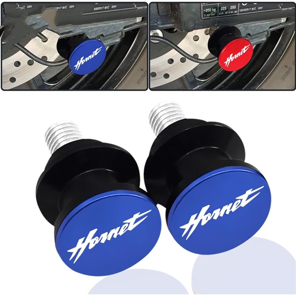 DOOREX Motorcycle Swingarm Spool Slider 8mm Stand Screw Hornet 250 CB919 CB900F CB599/CB600F Hornet 1998-2006 Swingarm Slider Spool (Size : Orange)
