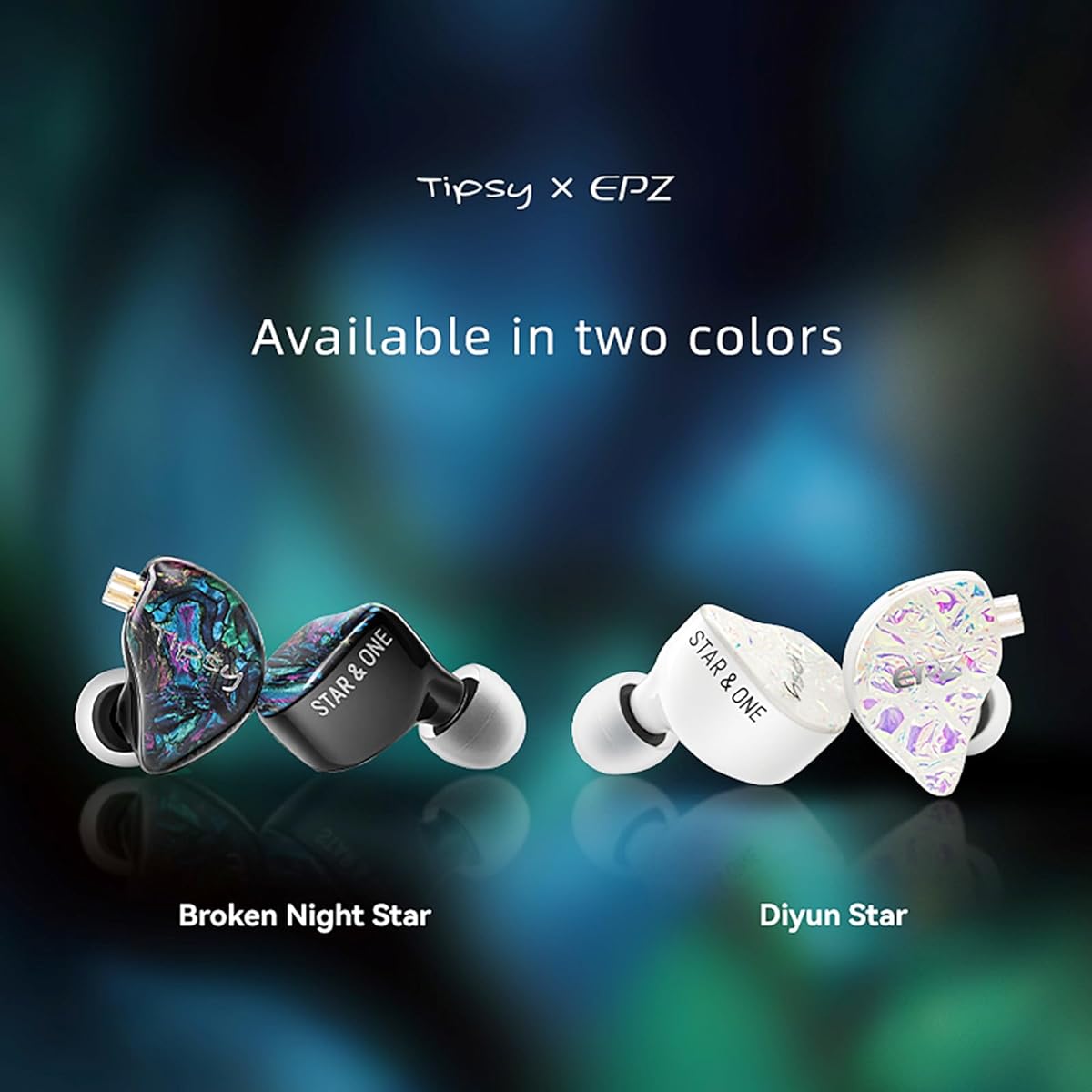 LINSOUL EPZ×Tipsy Star One dynamic high-end inner ear monitor (black, 2m cable)