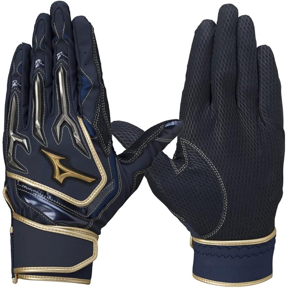 Mizuno MIZUNO Mizuno Pro Silicone Power Arc W Two-handed Baseball Gloves Batting Gloves 22AW(1EJEA813)