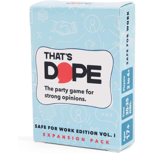 That's Dope A Party Game for Strong Opinions • Safe Work Edition