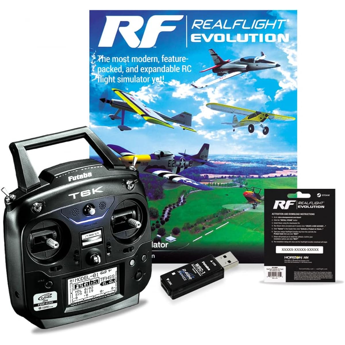 Futaba Real Flight EVOLUTION 6K-V3S + WSC-1 Set 036811