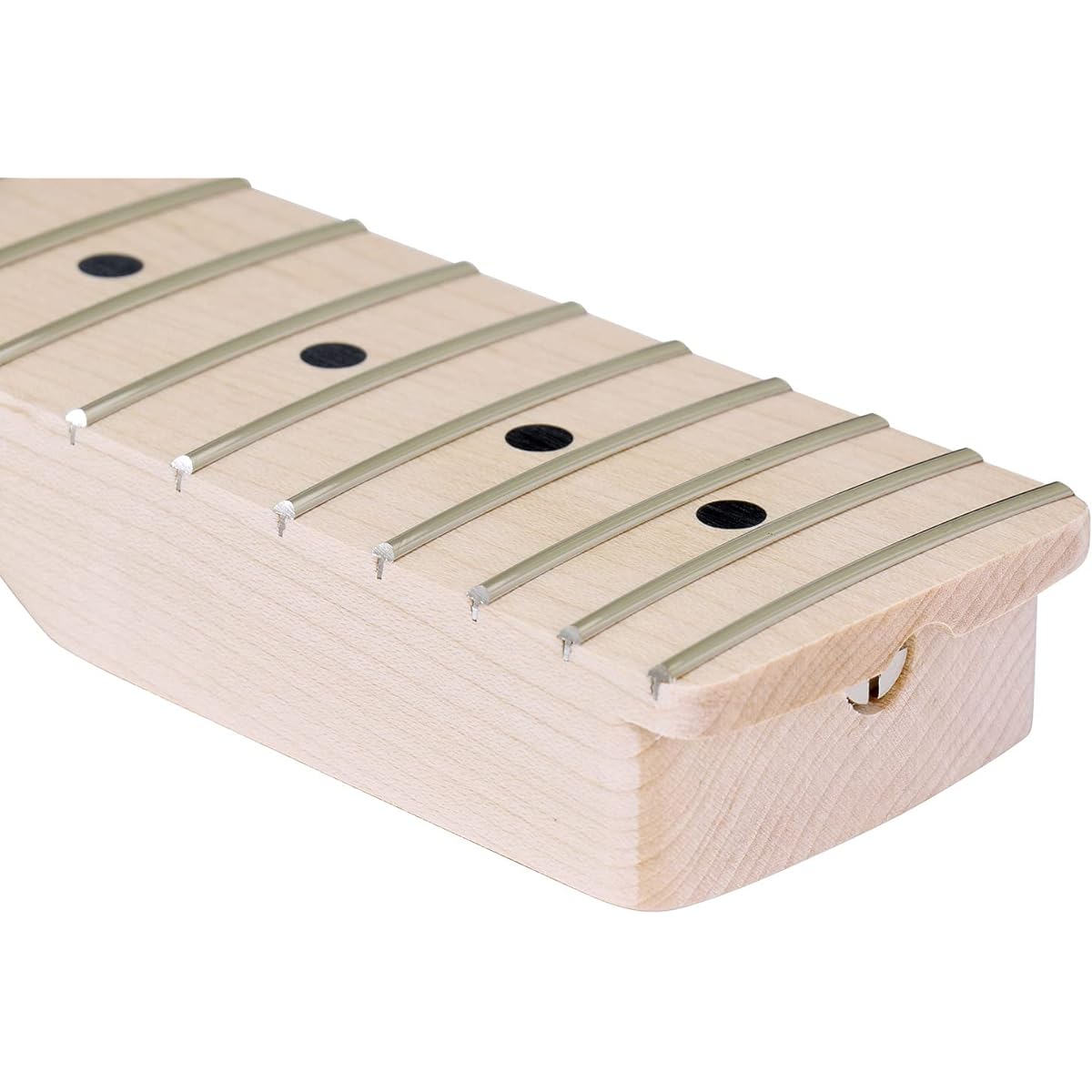 SCUD Electric Guitar Neck Half Paddle (Head Unprocessed) ST Type Maple 1P 305R (12R) Jumbo Fret 22 Frets Left Hand HNK-11/22TL