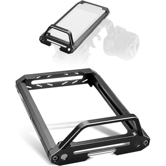 Aluminum Alloy RC Car Transmitter Protector Frame Metal Bracket Holder Shell Support for Flysky Noble NB4 and NB4 Pro/Lite Black