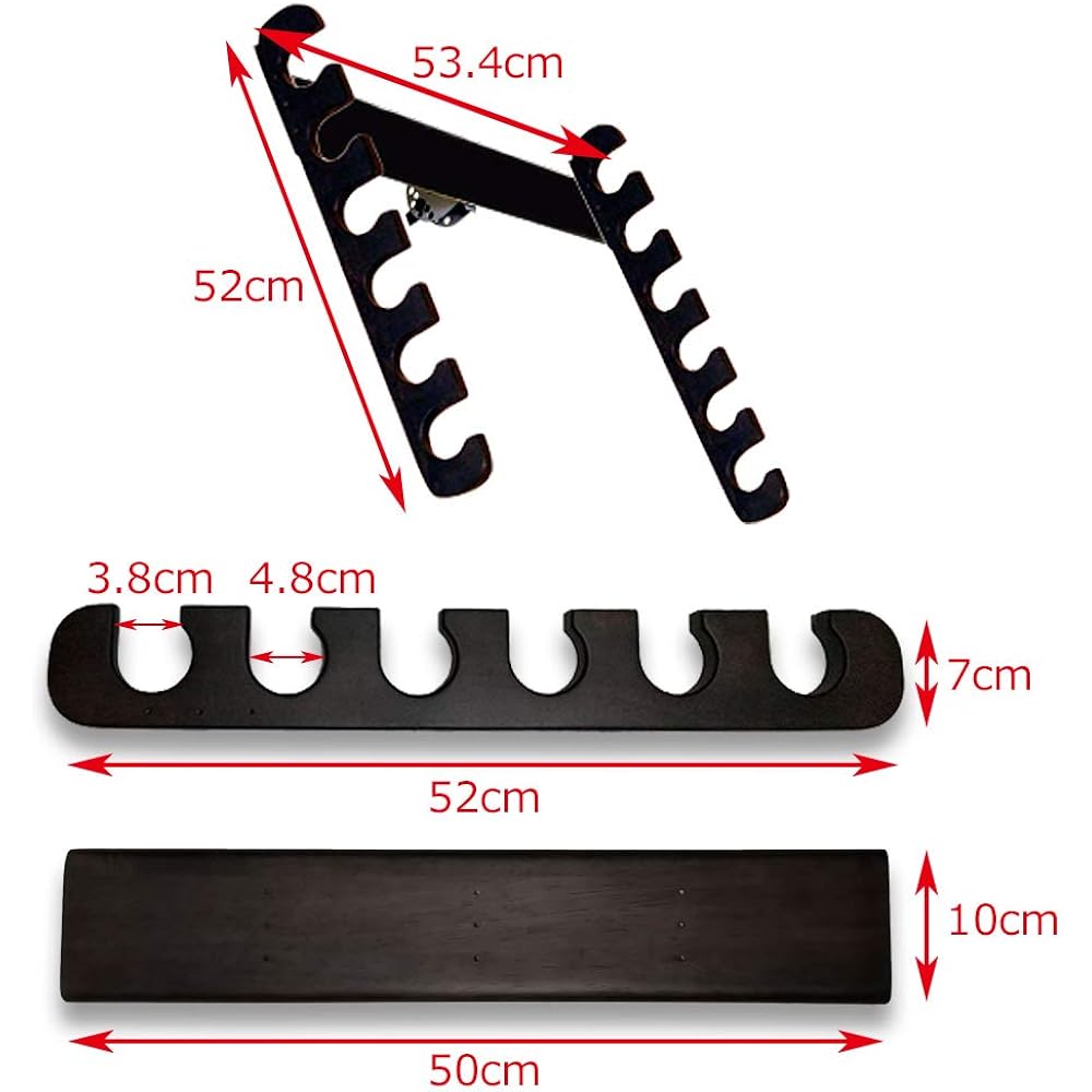 CAP Cap Wall Mounted Rod Holder Unit Type Fishing Rod Rack Rod Holder Fishing Rod Rack Wall Mounted Rack 287-288-289