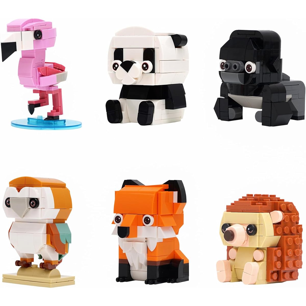 HACOCOLA Adorable Pets Building Blocks Toy Set, 6-in-1 Pet Animal Toys for Ages 6+, for Boys and Girls, Gifts for Animal Lovers, 639 Pieces (Compatible with Lego)