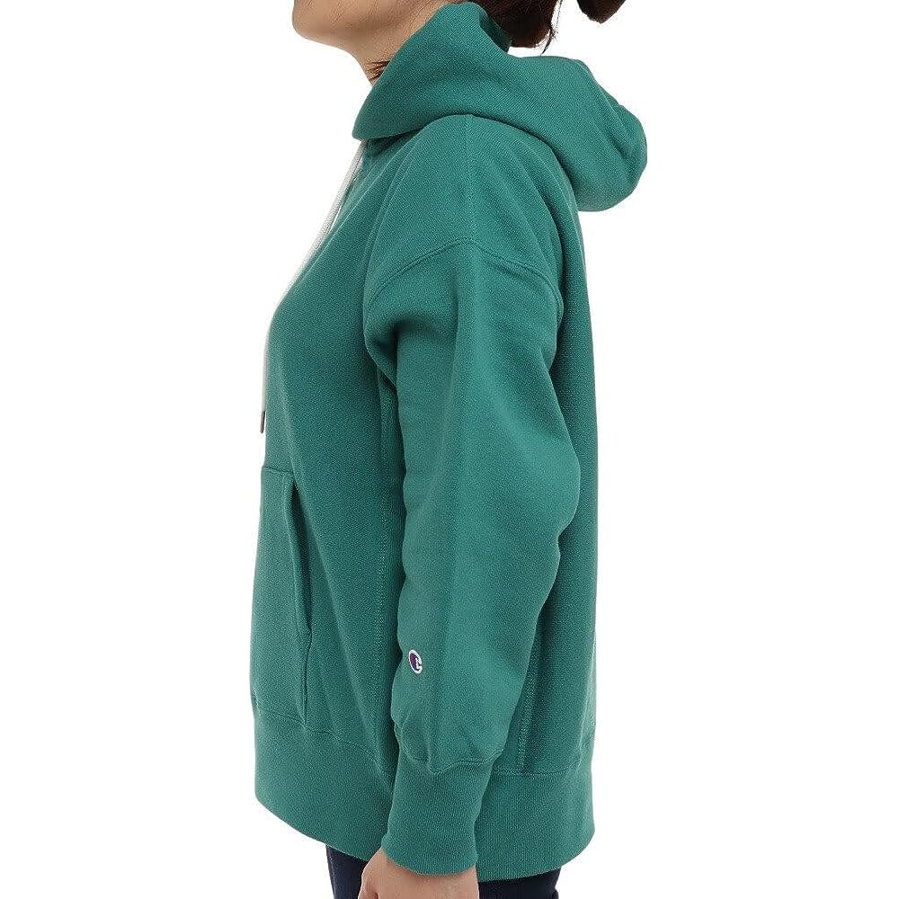 [Champion] Parka Long Sleeve 11.5oz Ribbed Script Logo Reverse Weave Hooded Sweatshirt CW-W105 Women's