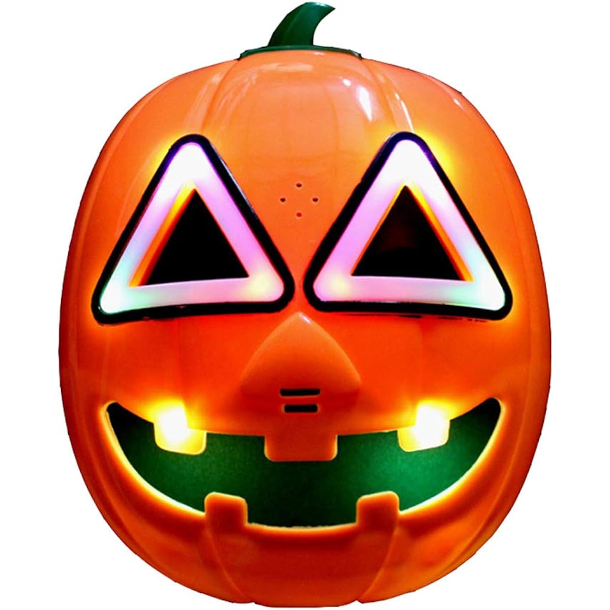 [Yibidys] Halloween Pumpkin Mask for Kids, Light Up Appleminous LED Mask for Halloween, Christmas, Thanksgiving, Carnival Crazy Festival Party