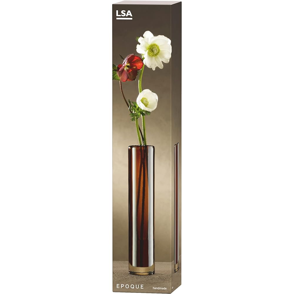 LSA Epoque Vase H48cm Amber