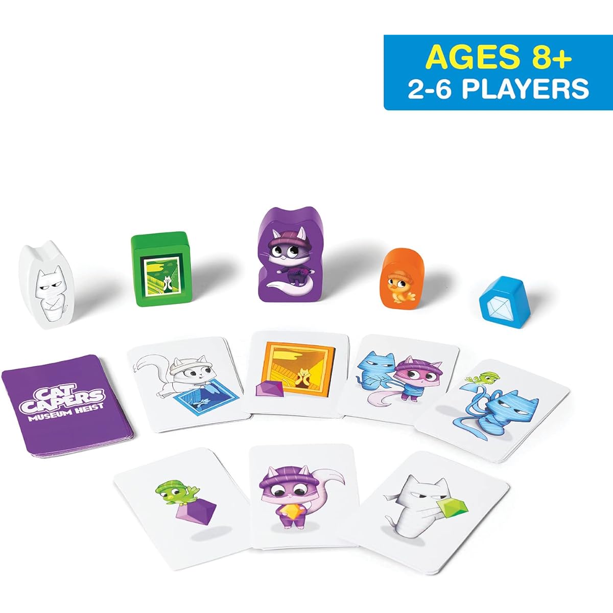 Game Zone Cat Caper - A fun, family-friendly card game for ages 8 and up - perfect for developing reflexes and quick thinking skills