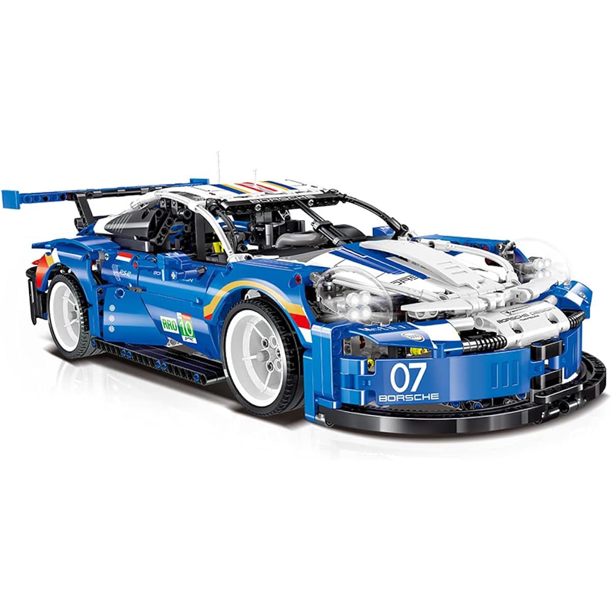 Uvini Adult Building Sets Technic Building Blocks and Engineering Toys Adult Collectible Model Car Kits 1:12 Scale Racing Car Model 1620 Pieces