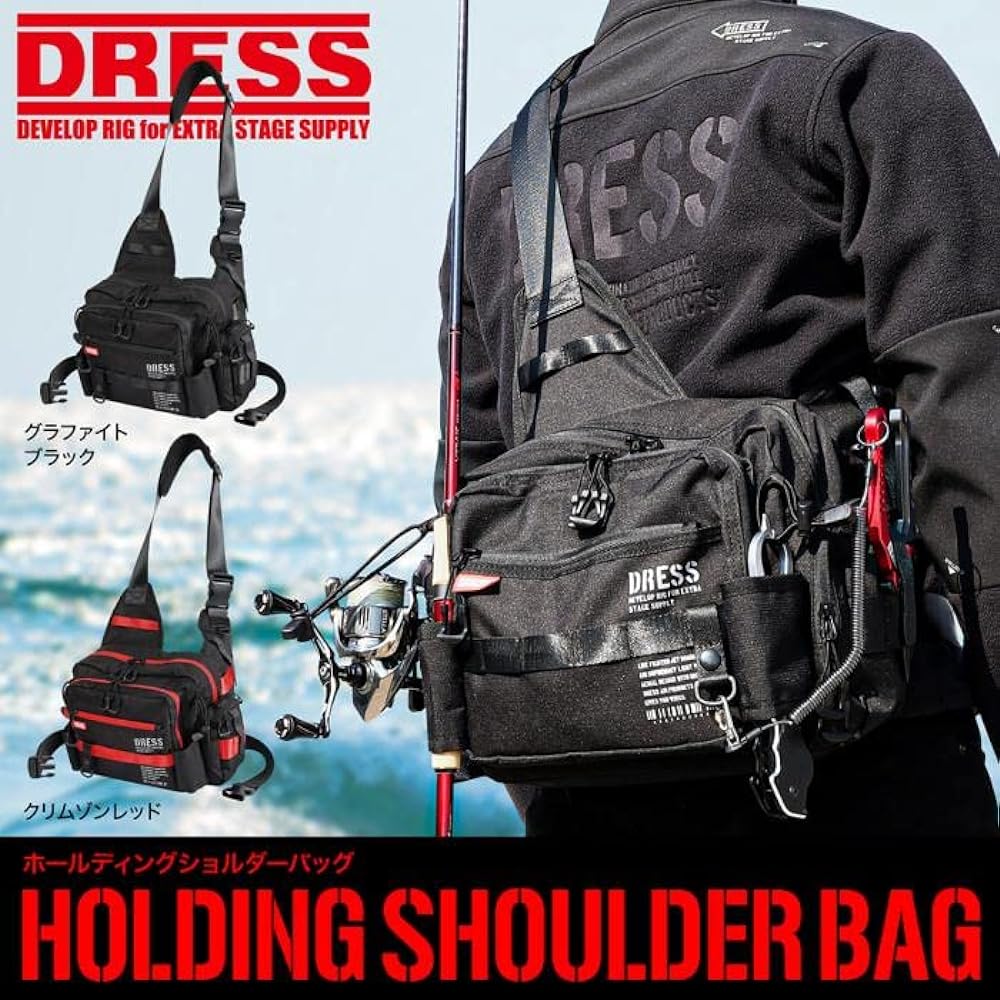 [DRESS] Holding Shoulder Bag Fishing Rod Holder Langan Bag Back Rucksack