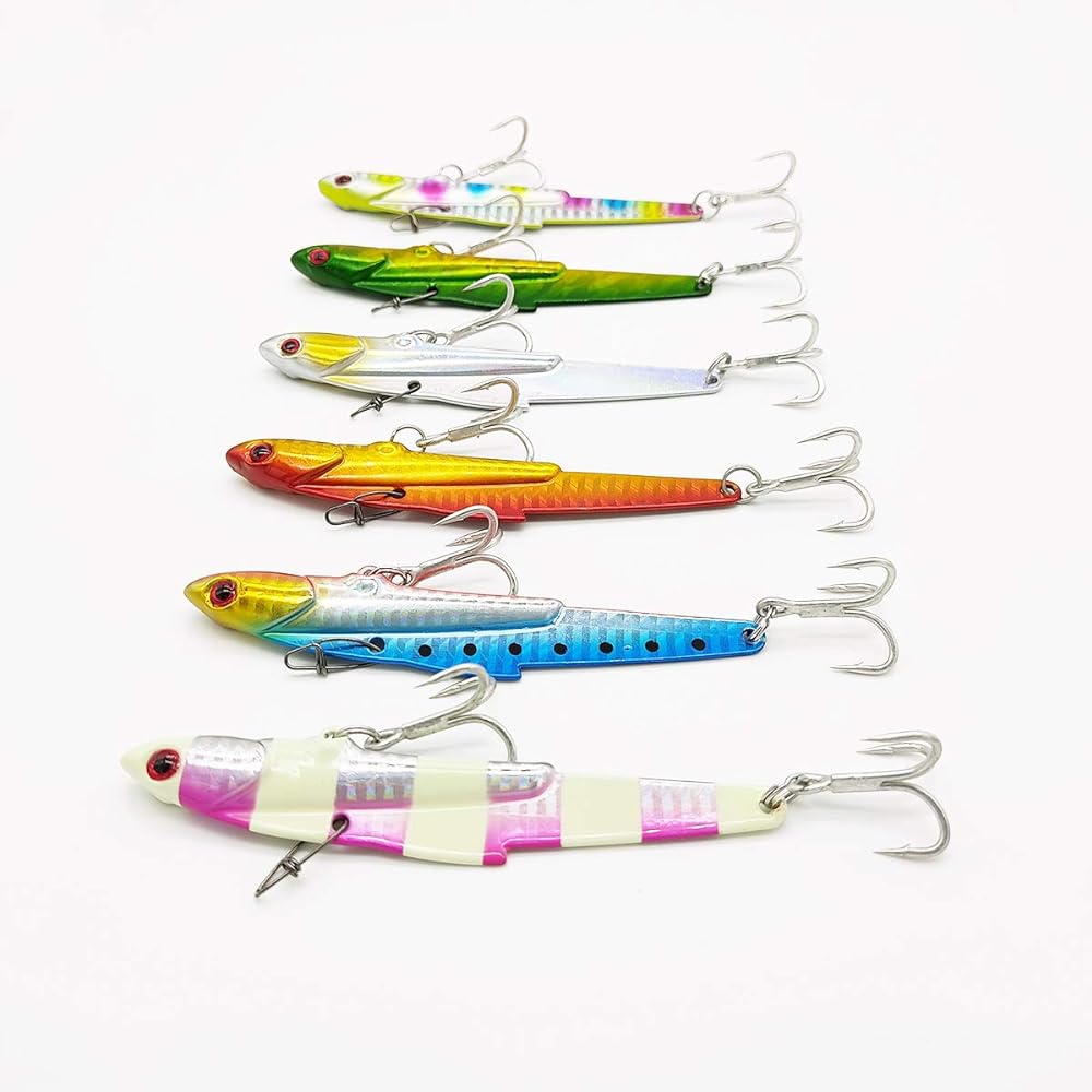 Orrud fishing gear "Metal Vibration BIG" 6 color set 10.6cm 45g For large blue fish 2 hook specification qb100205