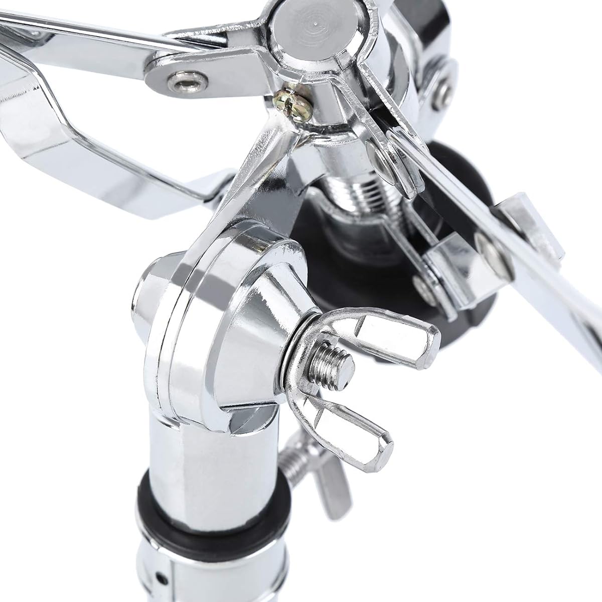 Ridgeyard Lightweight Snare Drum Stand Triangle Bracket Double Brace Holder 14.2~19.7" Adjustable Suitable for drums under 14" (only 3.5 lbs).