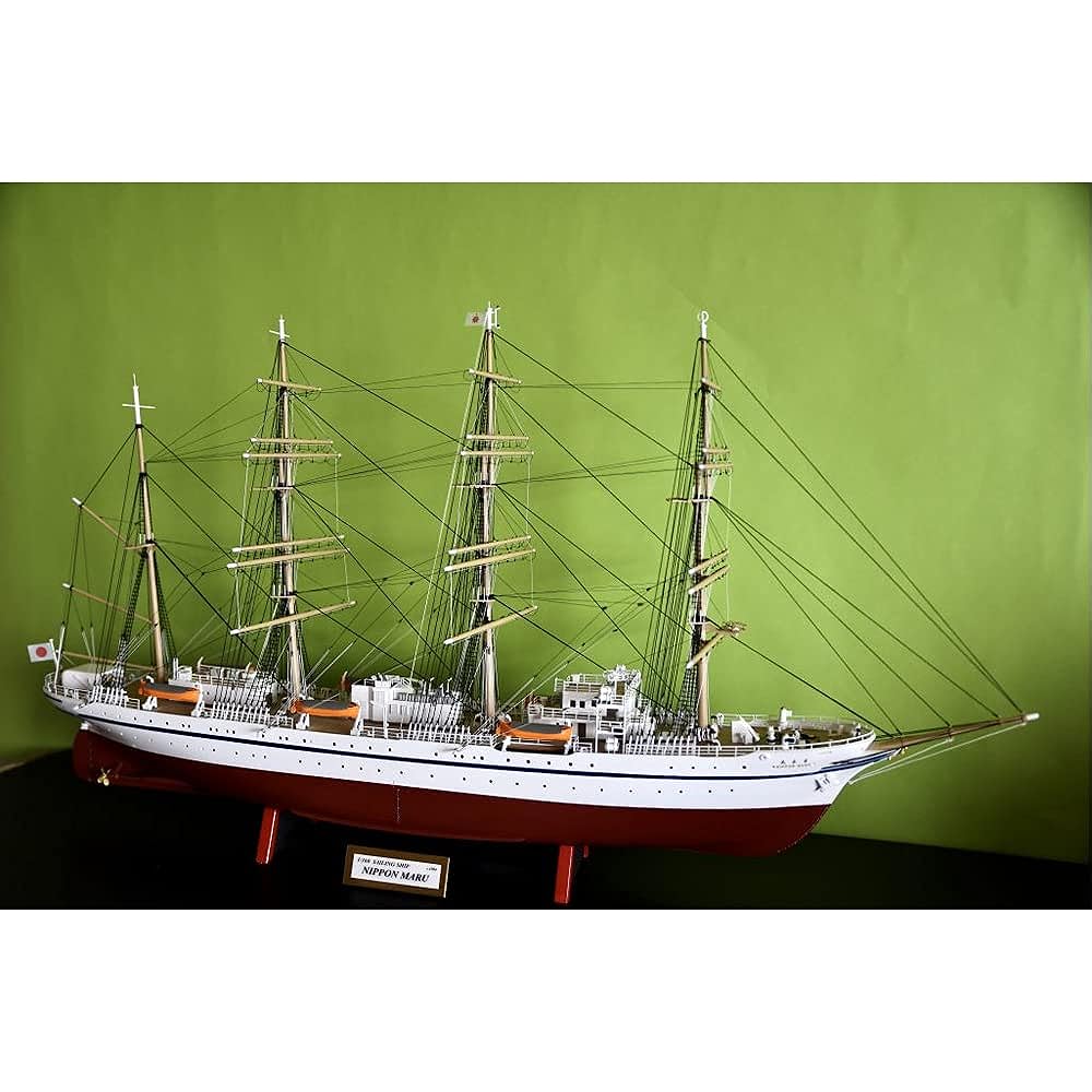 Woody Joe 1/160 Nippon Maru with sail wooden sailing ship model assembly kit