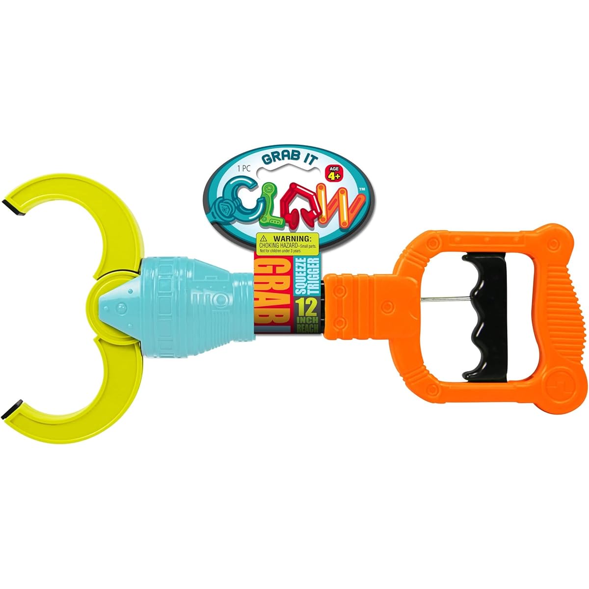 JA-RU Grab It 12" Claw Grabbing Toy (1 Grabber Toy). Plastic Robot Claw Grabbing Toy for Kids Hand-Eye Coordination Learning Toy Pick It Up Toy Interactive Playtime Tool. Party Favors 5617-1