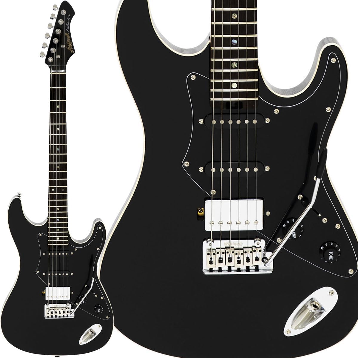 AriaProII AriaPro2 714-BLACK Electric Guitar