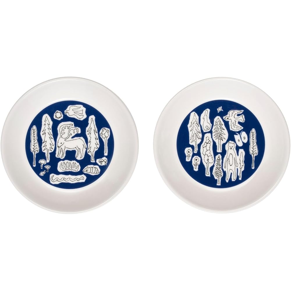 [Regular Imported Product] Iittala x Mina Perhonen Plate Dish 21cm Forest Life Scandinavian Stylish Tableware Present 1069480