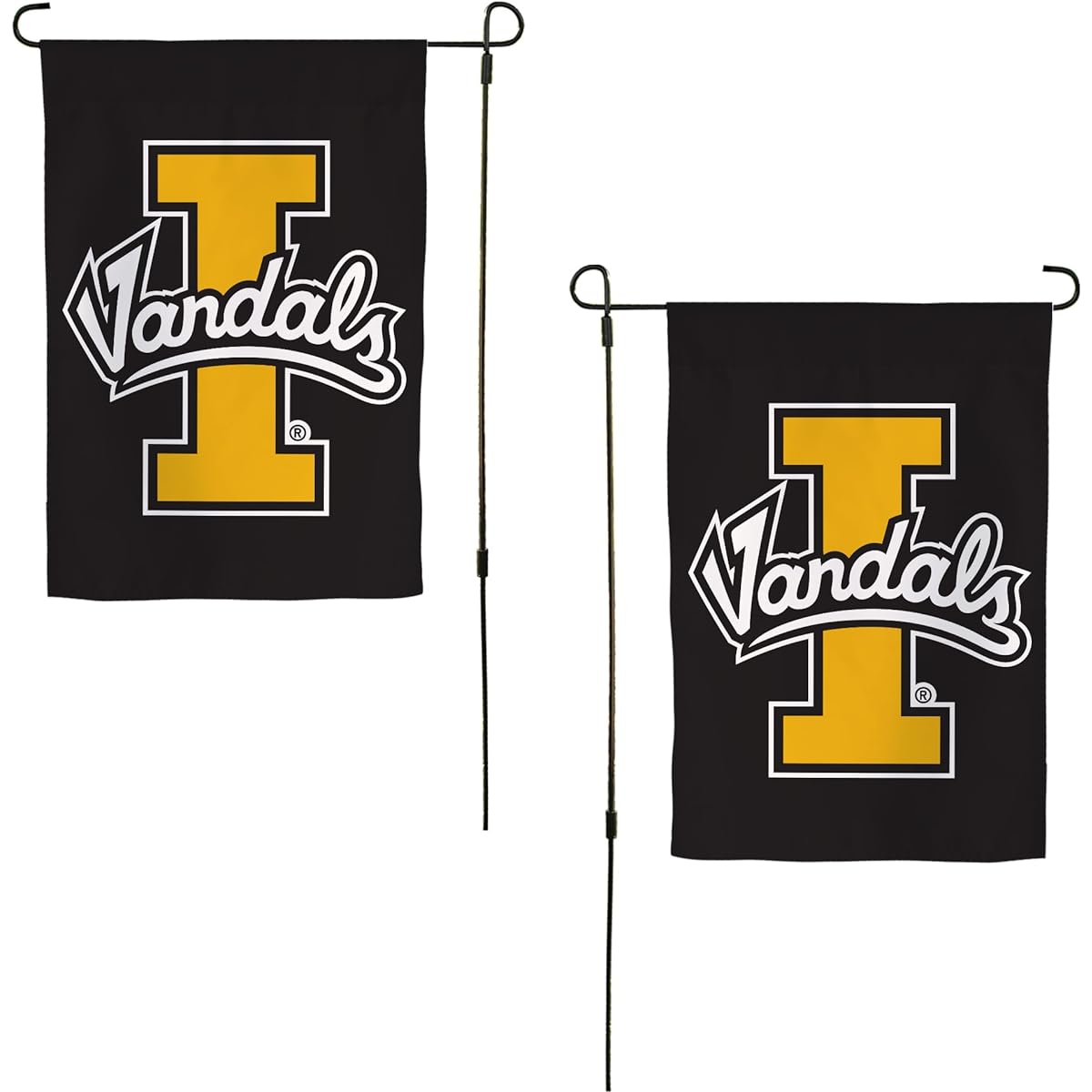 University of Idaho Garden Flag Vandals U of I Banner 100% Polyester (Design 2)