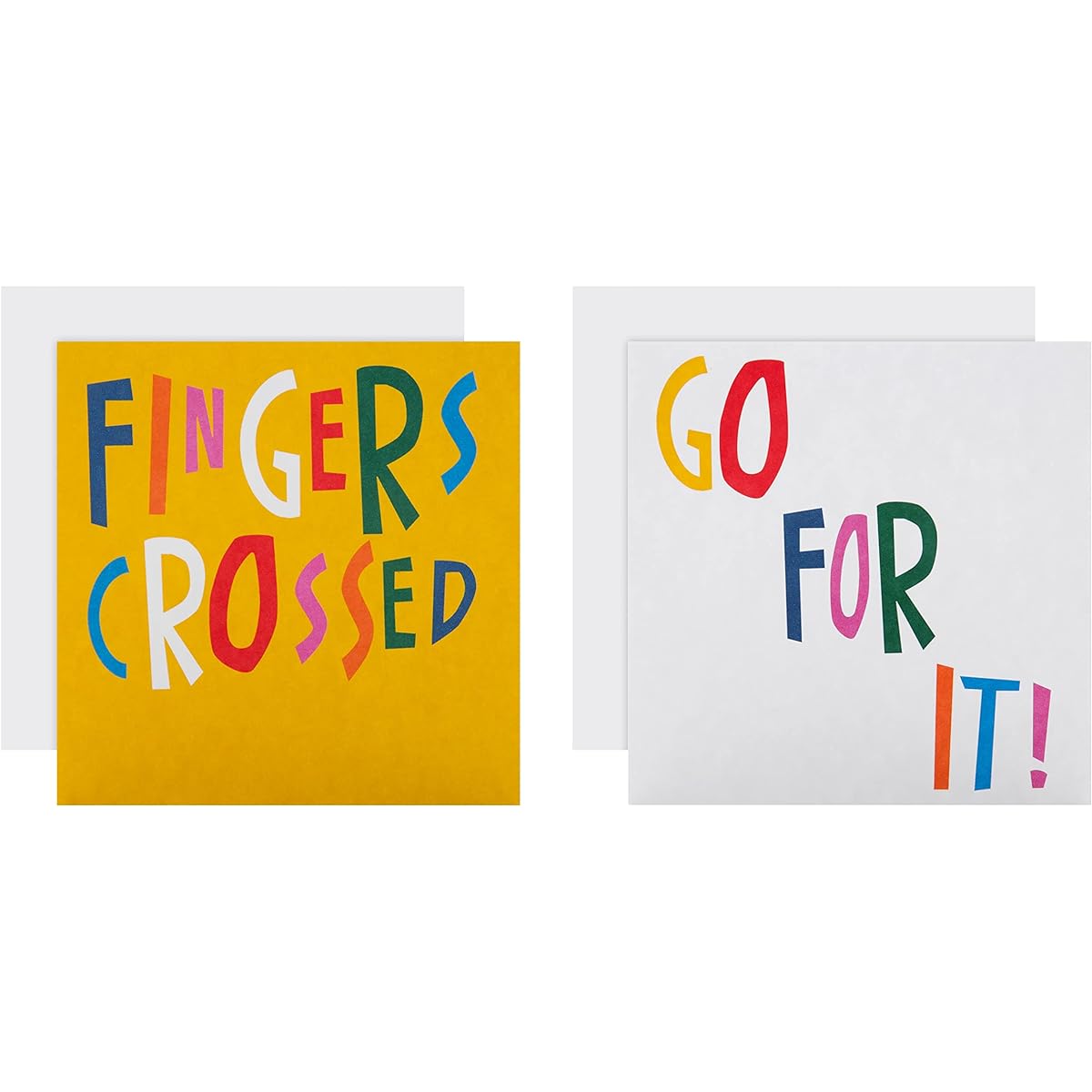 Hallmark Good Luck Cards - 10 Pack 2 in 2 Bright Designs