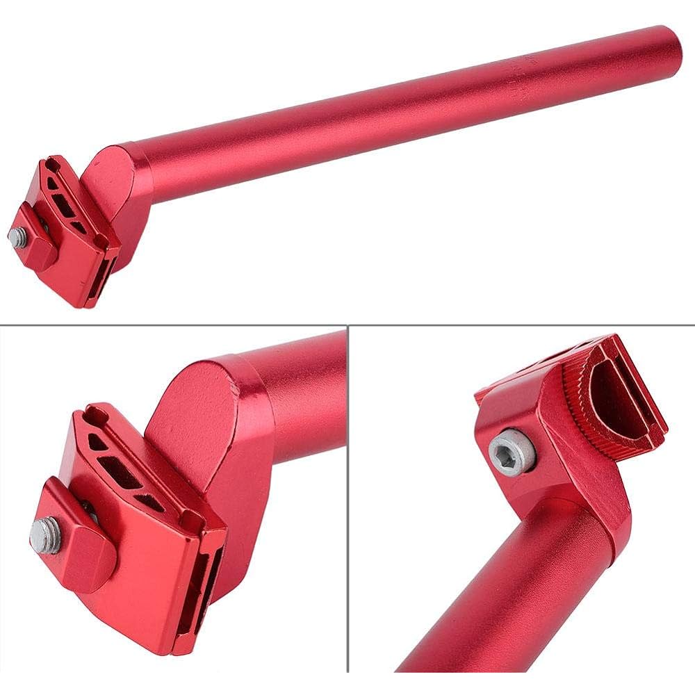 Bicycle Seatpost 25 4 * 300mm Easy to Install Easy to Install Comfortable Cycling Experience Road Bike Mountain Bike Seatpost Shockproof Red