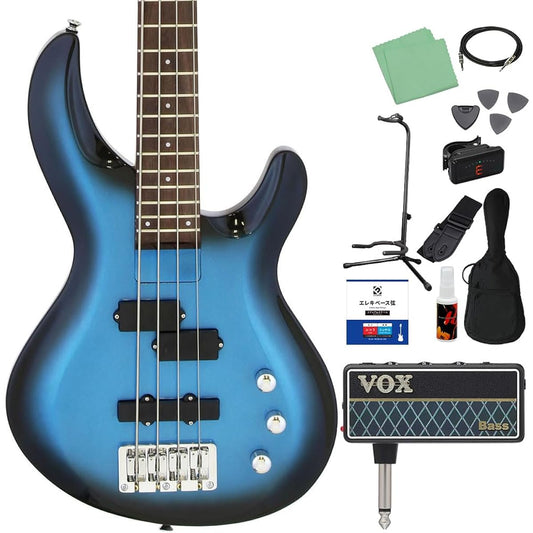 AriaProII IGB-STD MBS 12-piece bass beginner set [with headphone amplifier] PJ type AriaPro II