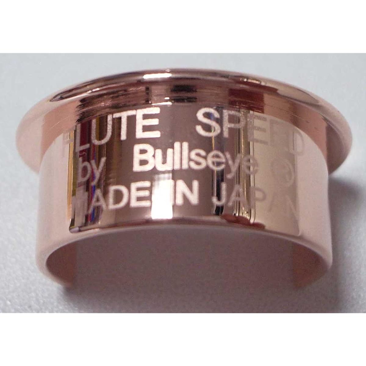 Bullseye Flute Speed Pink Gold Plated FLSPPGP