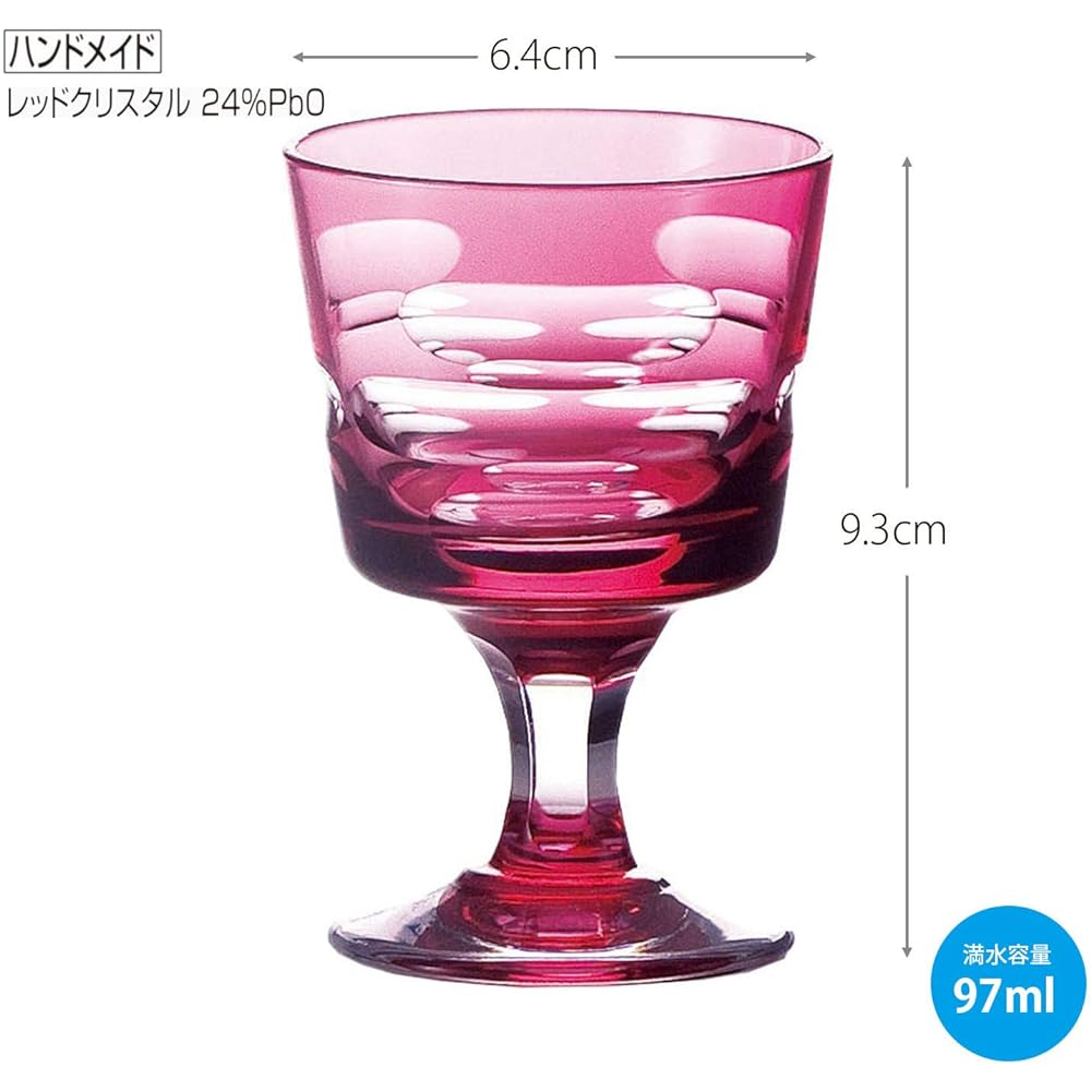 Toyo Sasaki Glass Cup/Ginomi Harukasumi Size/φ6.4×H9.3・M6.4cm
