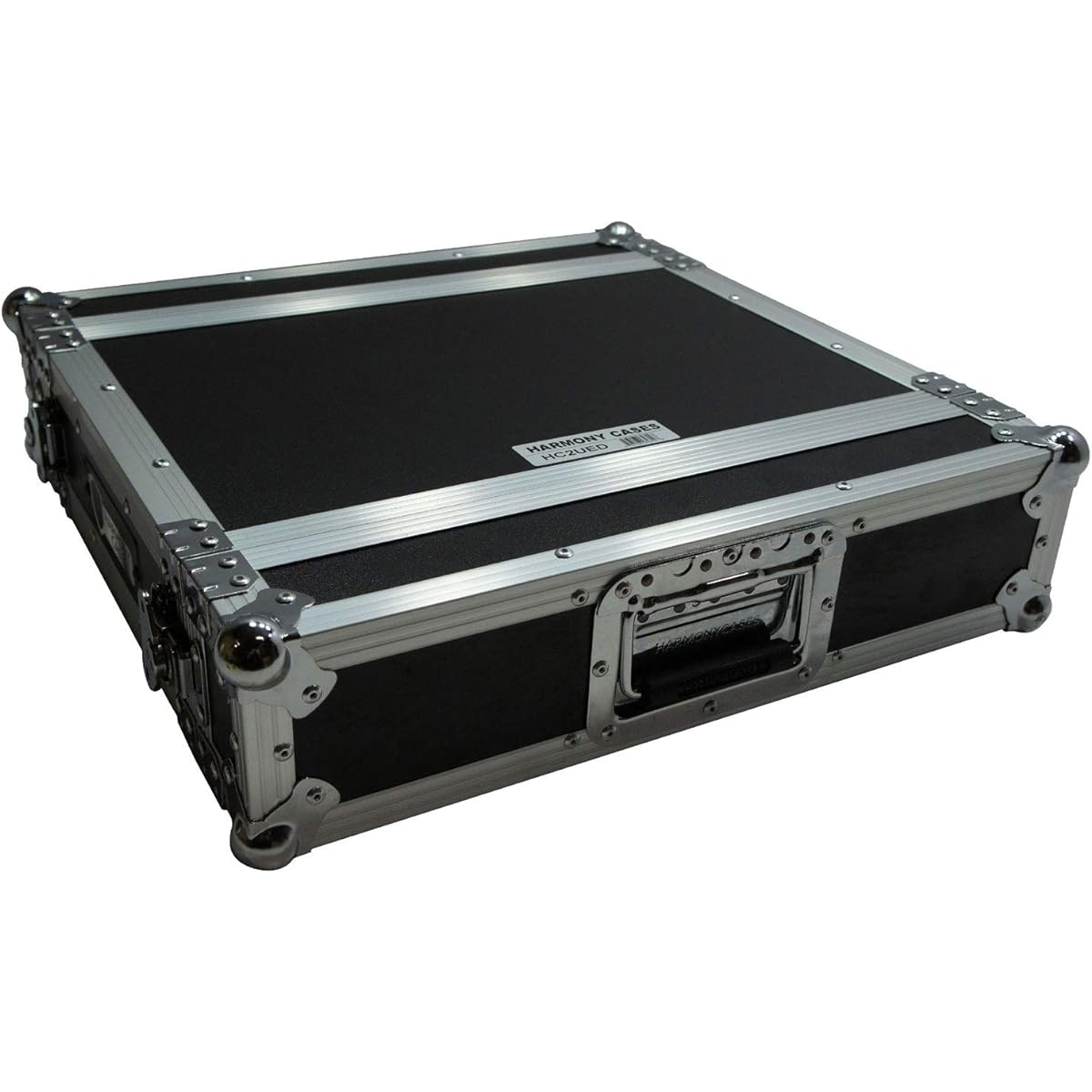 Harmony Cases HC2UED Pro DJ Flight 2U FX Effect 16" Deep Loaded Vertical Case