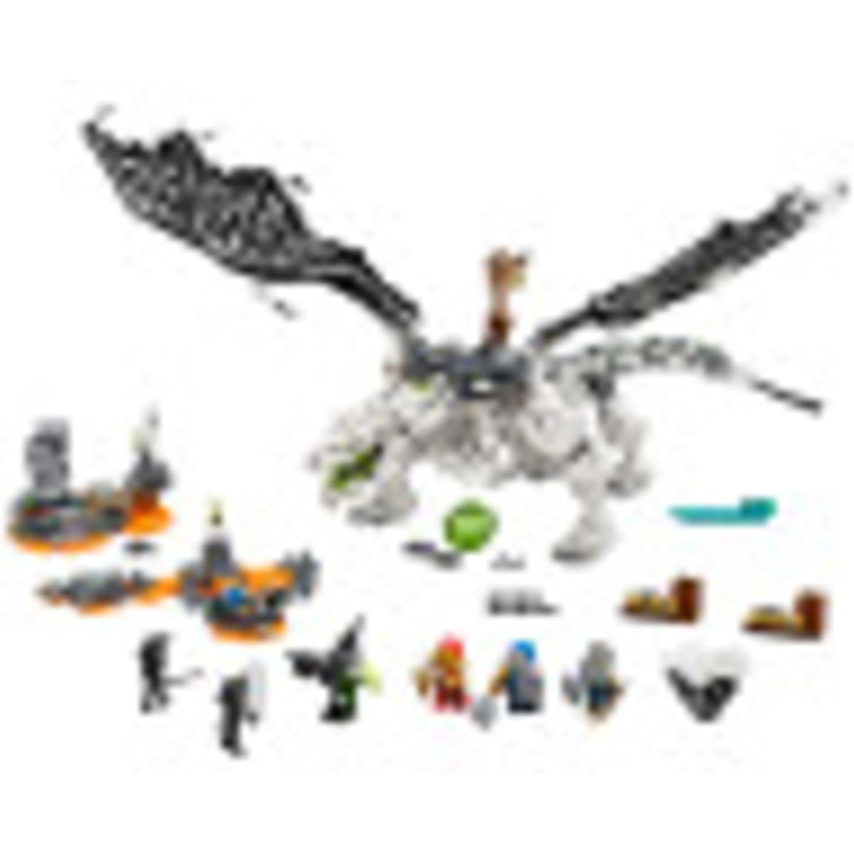 LEGO NINJAGO Skull Sorcerer’s Dragon 71721 NINJAGO Dragon Set Featuring Warrior Toy Figures, New 2020 (1,016 Pieces)
