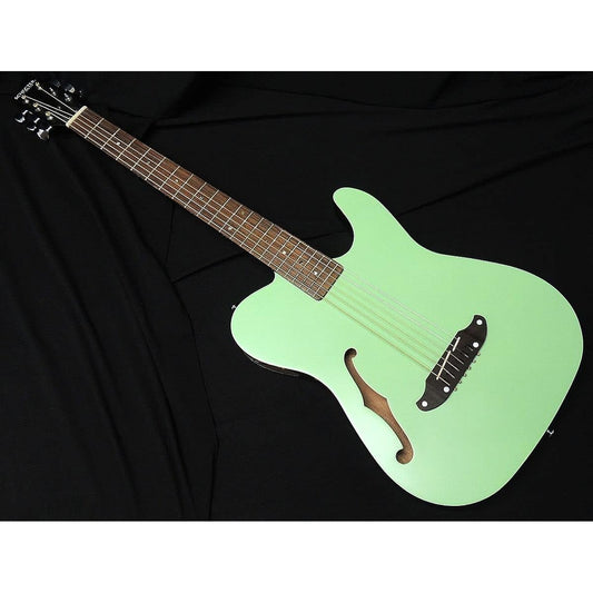 SCHECTER OL-FL SSG Oriental Line Schecter Thin Body Acoustic Guitar F Hole Electric Acoustic Satin Surf Green Outlet