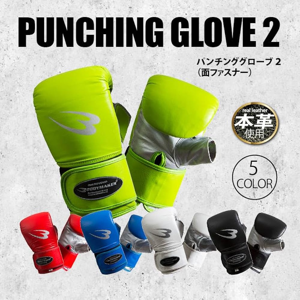 [BODYMAKER/Body Maker] Punching gloves 2 (velcro fastener) Black KG067